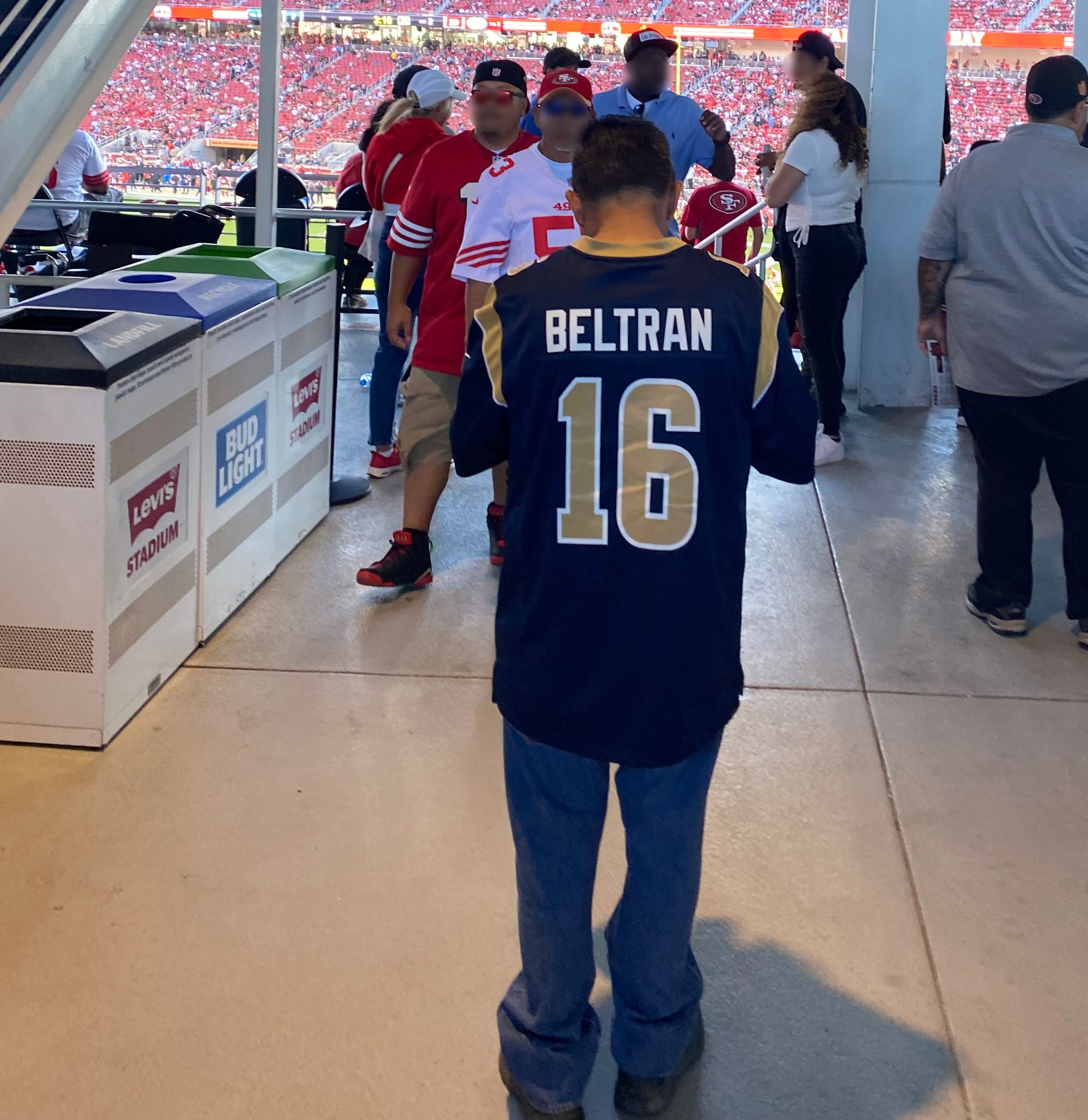 Bad jerseys I saw at an NFL preaseason game.