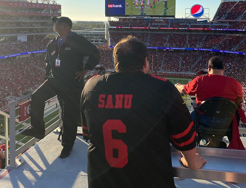 Bad jerseys I saw at an NFL preaseason game.