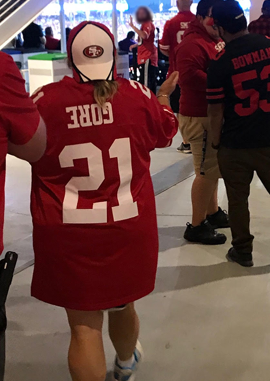 Bad jerseys I saw at an NFL preaseason game.