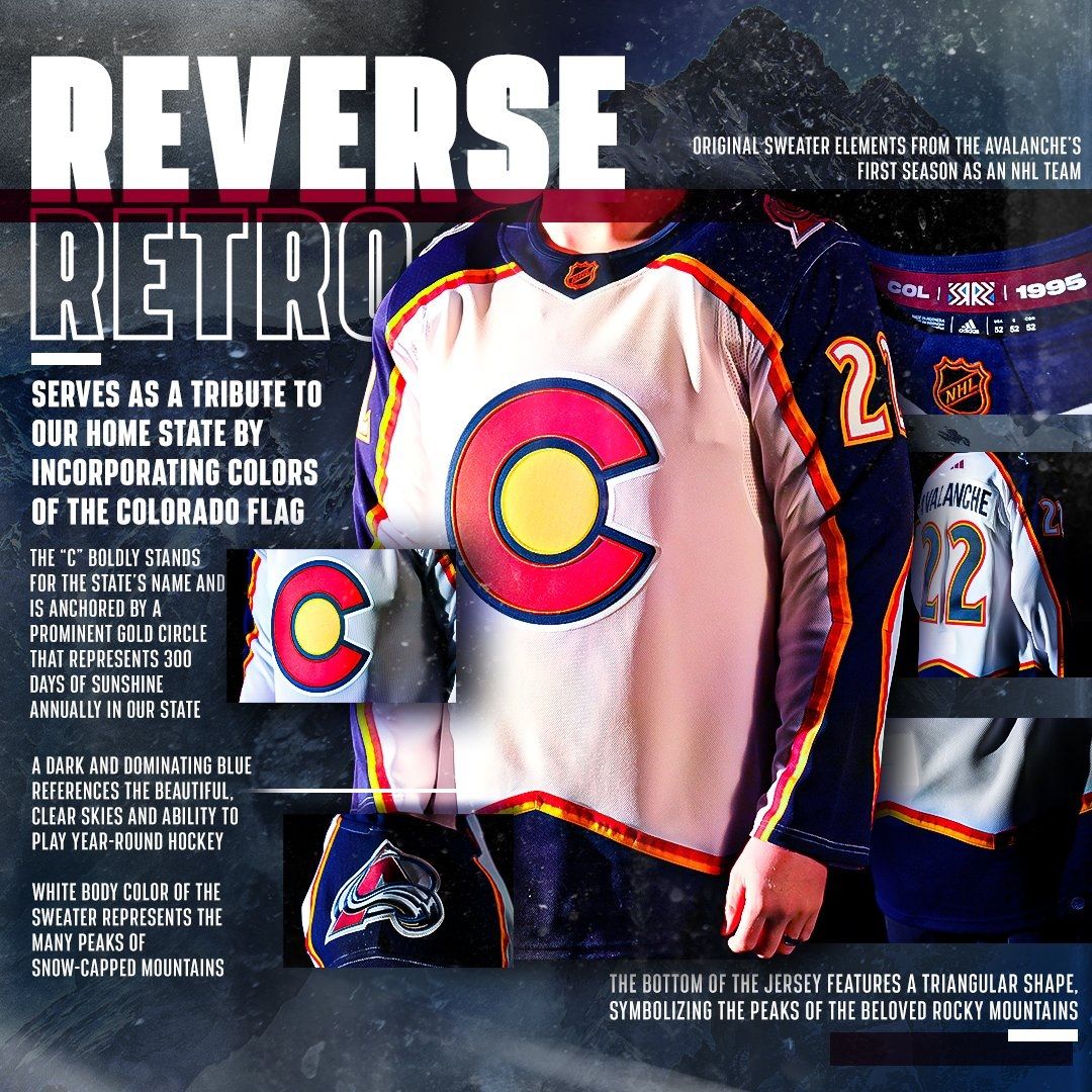 Avalanche Reverse Retro 2.0 Jerseys Are Here! - Colorado Hockey Now