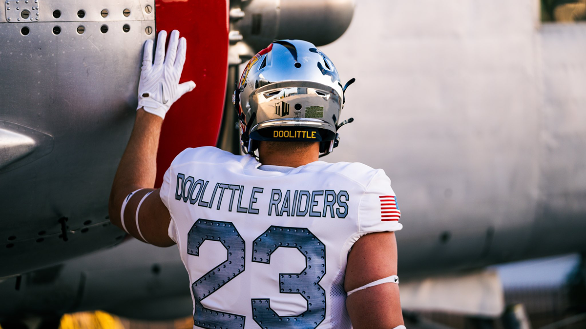 Rams reveal new uniforms that include metallic chrome blue helmet