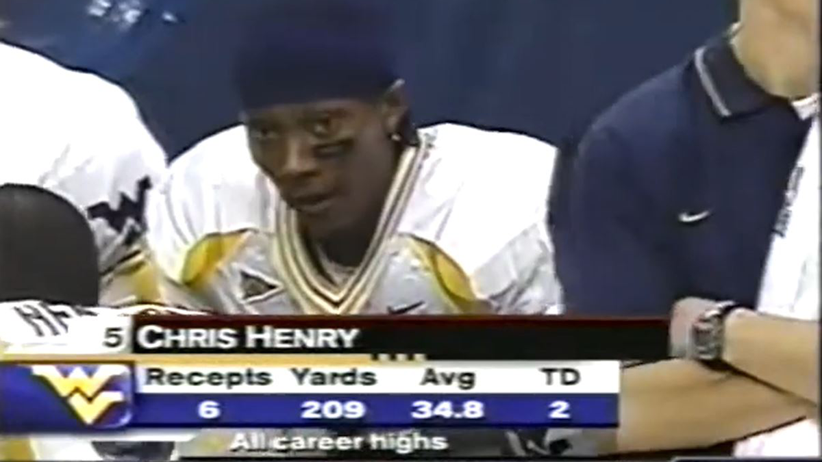 Video: Chris Henry's West Virginia Highlights