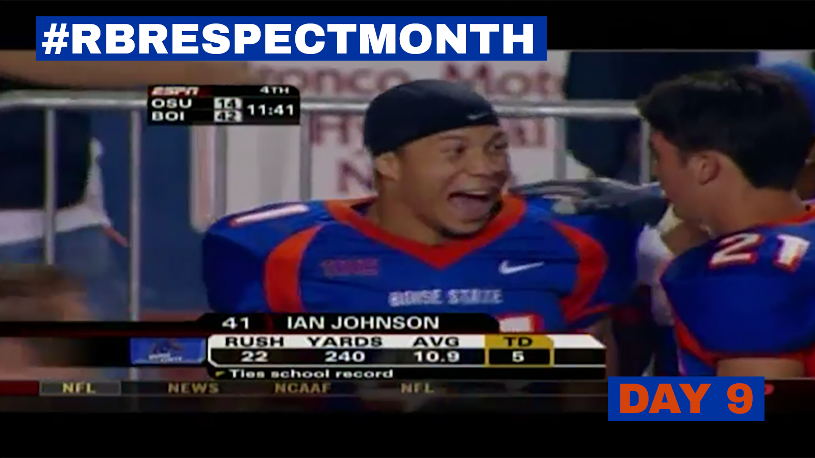 RB Respect Month, Day Nine: Ian Johnson makes a statement vs. Oregon State (2006)