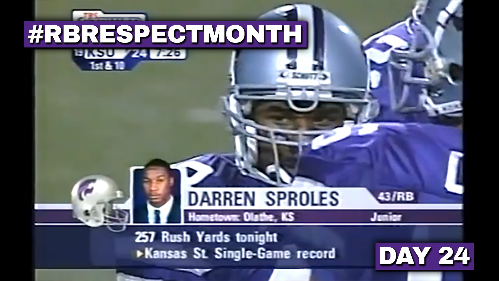 RB Respect Month Vol. 2, Day 24: Darren Sproles seals the Big 12 North against Missouri (2003)