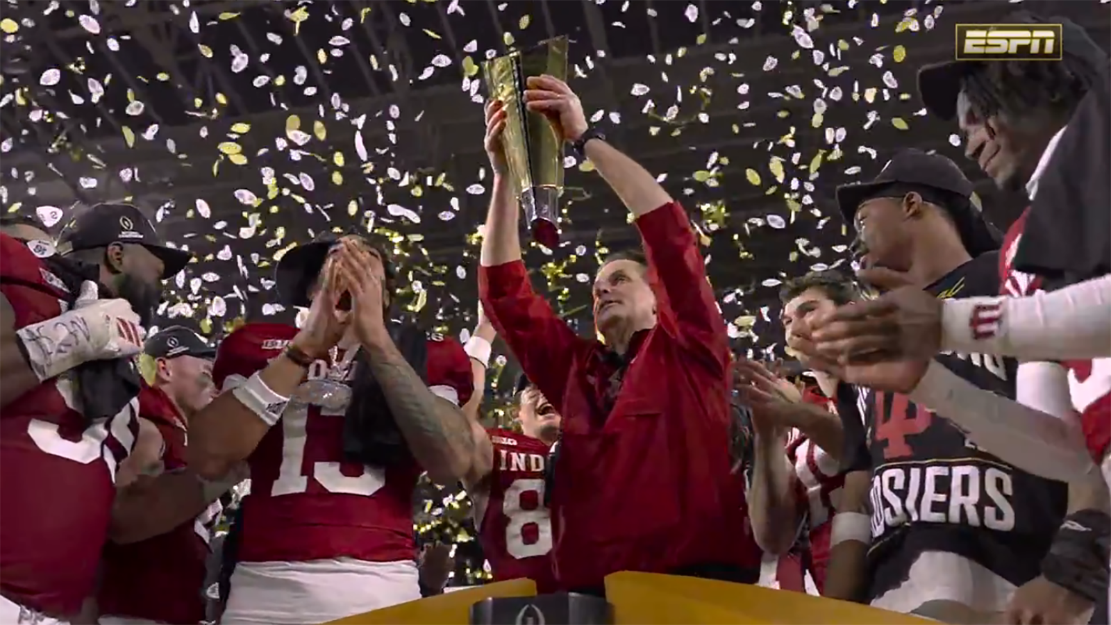 Indiana got contributions from everyone to finish off the greatest story in college football history