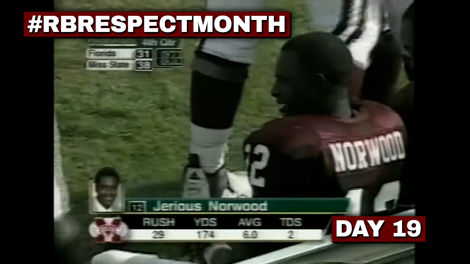 RB Respect Month Vol. 3, Day 19: Jerious Norwood ends the Ron Zook era at Florida (2004)