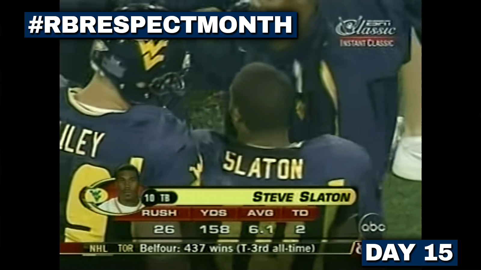 RB Respect Month Vol. 3, Day 15: Steve Slaton's six-touchdown night vs. Louisville (2005)