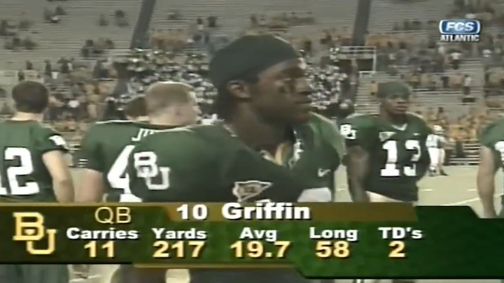 Classic Performances: Freshman RG3 runs for 217 yards on Washington State (2008)