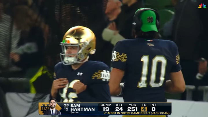 Video: Sam Hartman Highlights vs Navy