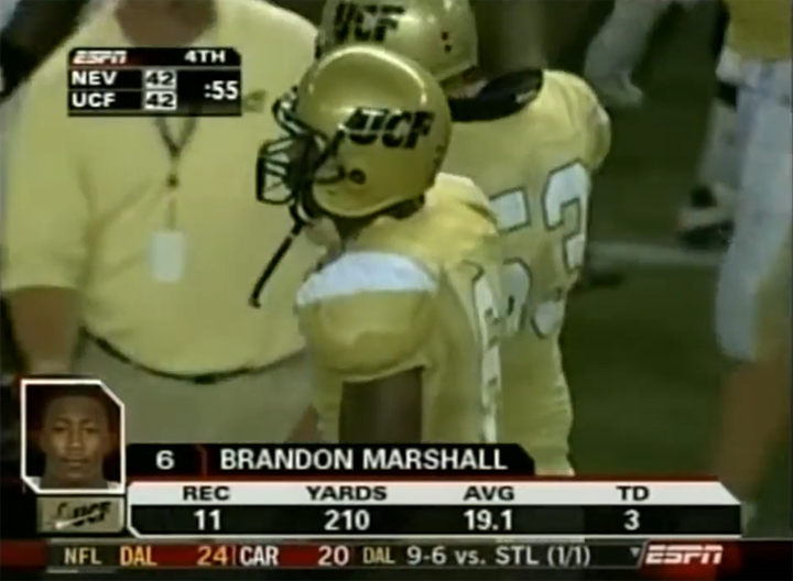 Classic Bowl Performances: Brandon Marshall vs Nevada