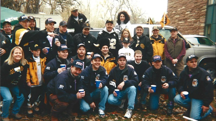 The day my dad brought an FDNY ladder to our tailgate for the 2001 Colorado-Nebraska game