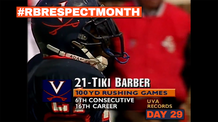 RB Respect Month, Day 29: Tiki Barber vs. NC State (1996)