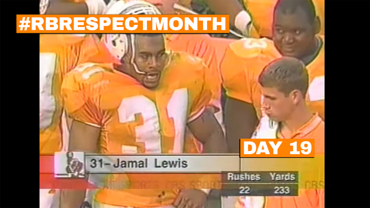 RB Respect Month, Day 19: Jamal Lewis vs. Georgia (1997)