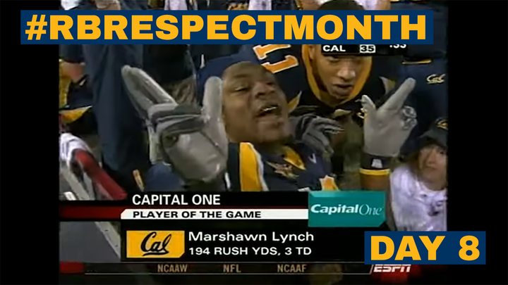 RB Respect Month, Day Eight: Marshawn Lynch shines in the 2005 Las Vegas Bowl
