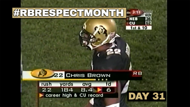 RB Respect Month, Day 31: Chris Brown and Bobby Purify vs. Nebraska (2001)
