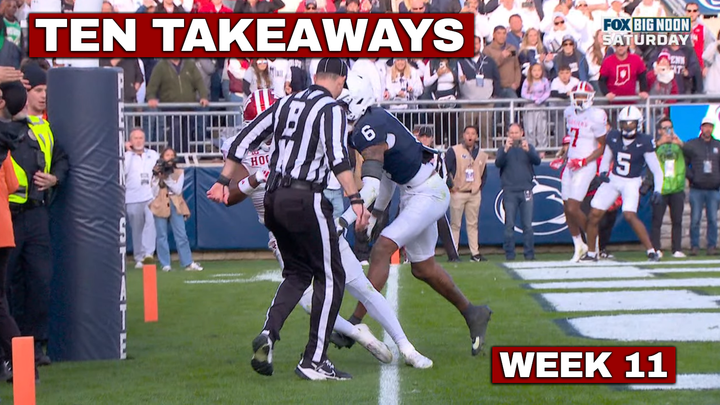 Ten Takeaways: Week 11